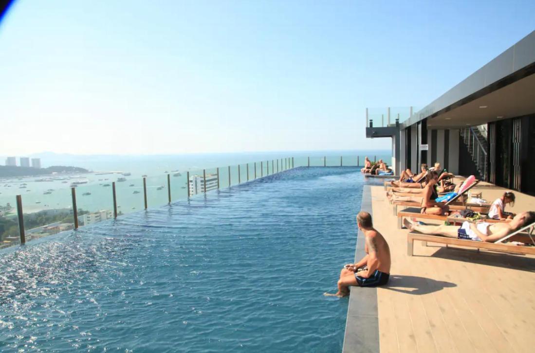 Best Location In Pattaya, Sky Pool & Infinity Edge Exterior photo