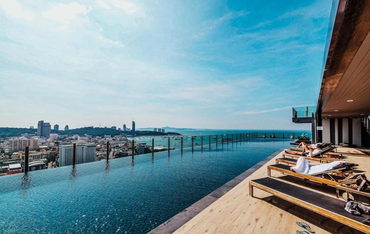 Best Location In Pattaya, Sky Pool & Infinity Edge Exterior photo